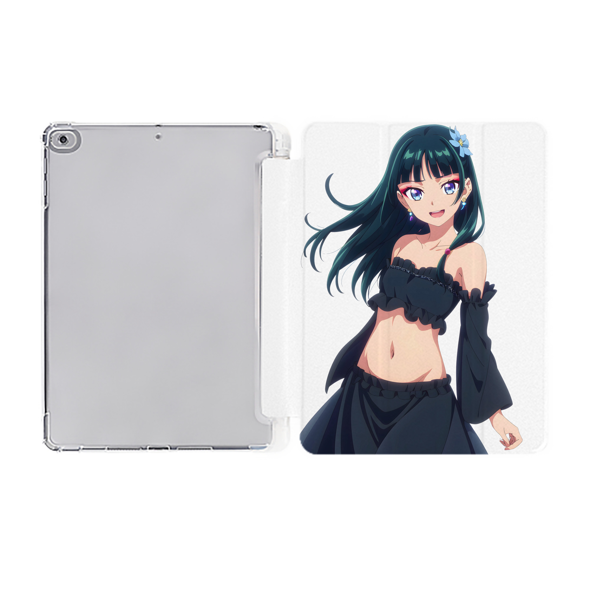 （画像用） 薬屋のひとりごと The Apothecary Diaries IPad ケース ペン収納付き 三つ折りスタンド PUレザー×シリコン 対応機種9.5/10.5/10.9インチ